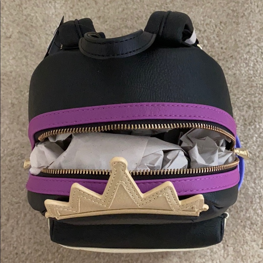 Loungefly Disney Villain Backpack - Black and Purple - Picture 2 of 5